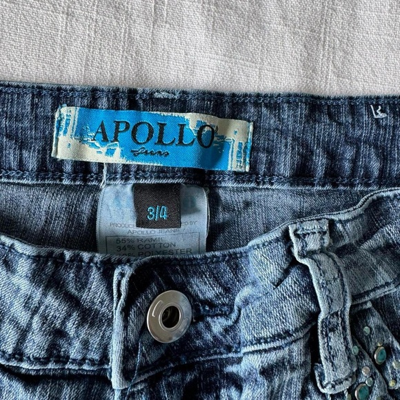 Vintage Y2K Apollo low rise bootcut embedded jeans - Picture 3 of 7